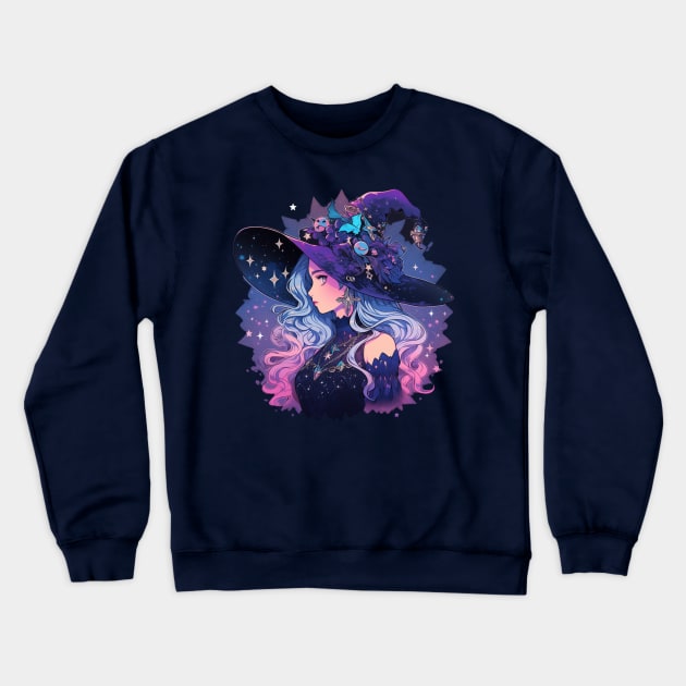 Astrology Witch Crewneck Sweatshirt by DarkSideRunners